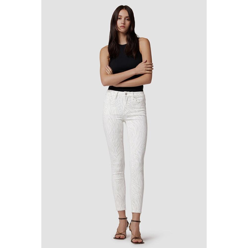 HUDSON JEANS Nico Mid-Rise Super Skinny Ankle Jean Size 24